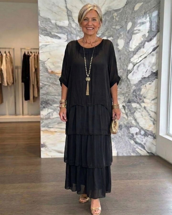 Lara | Elegant Flowing Maxi Dress