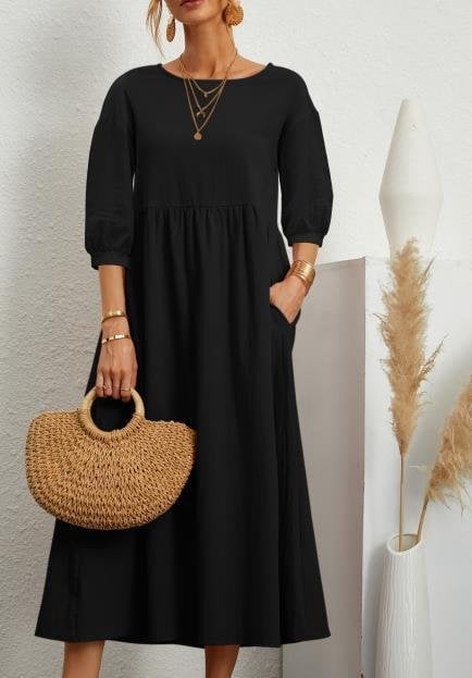 Bella | Women's Lantern Sleeve Dress