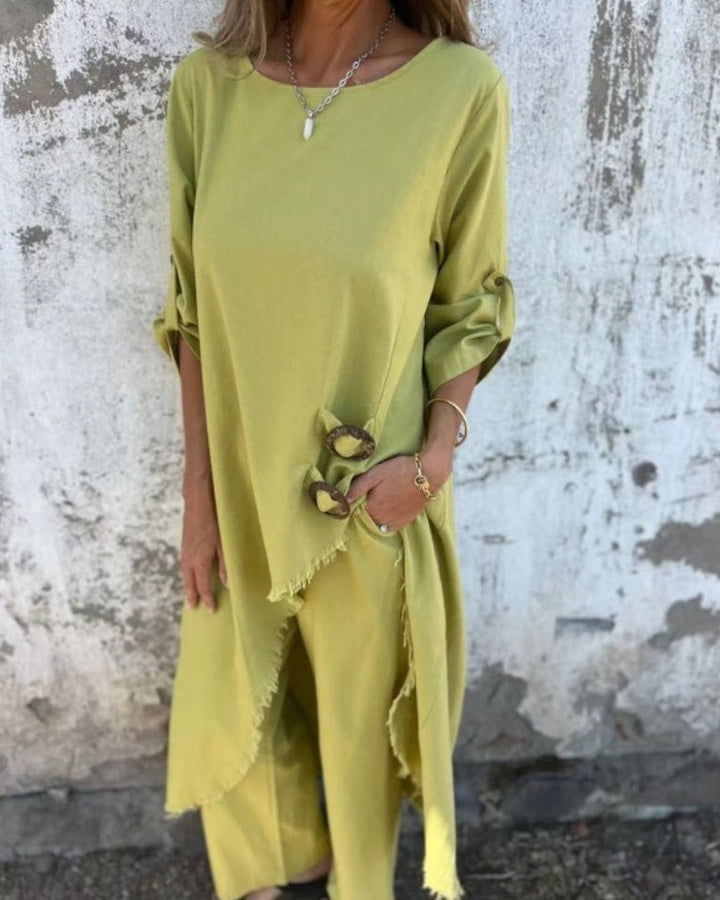 Isabelle | Relaxed Linen Blend Set