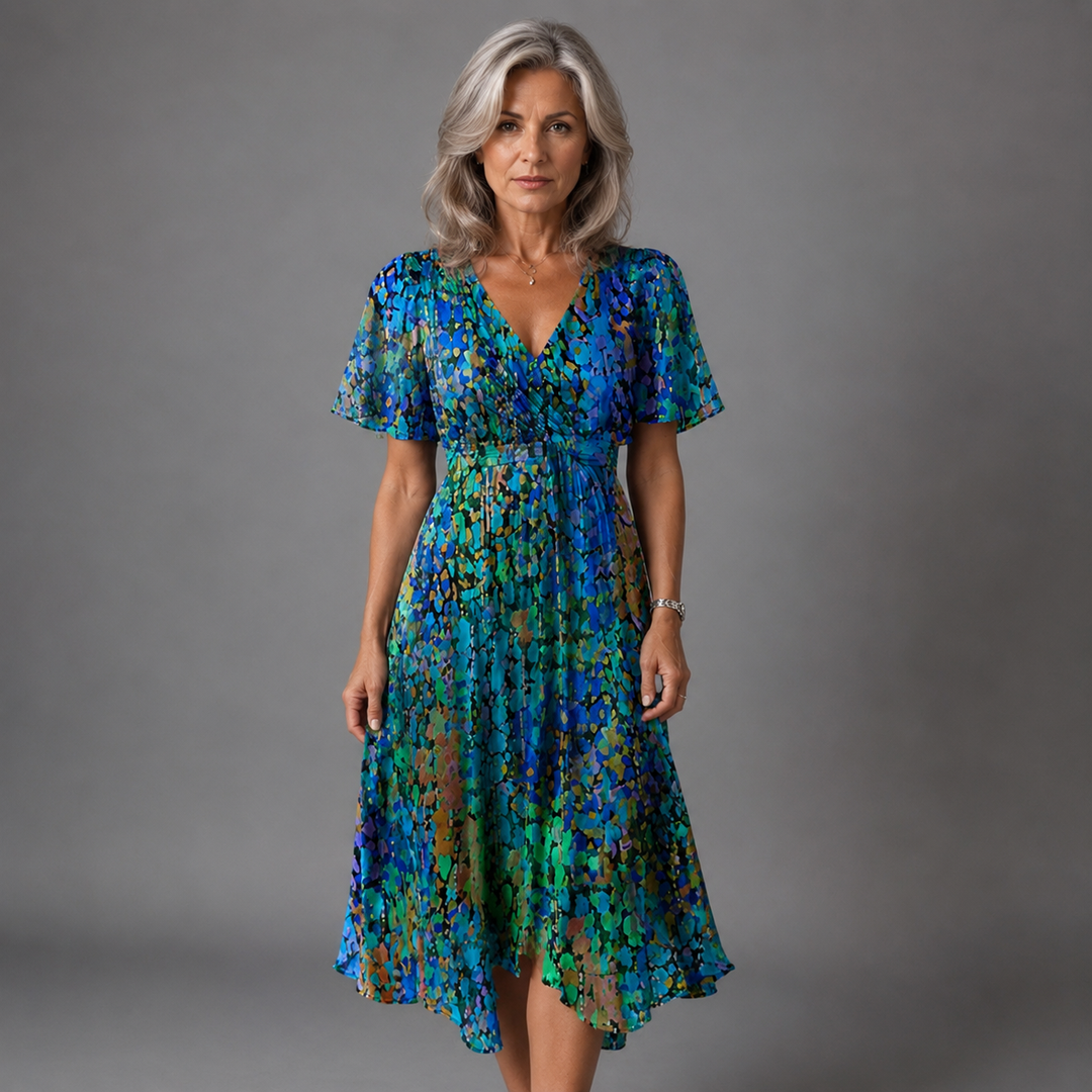 Sapphire | Breezy Blue Midi Dress