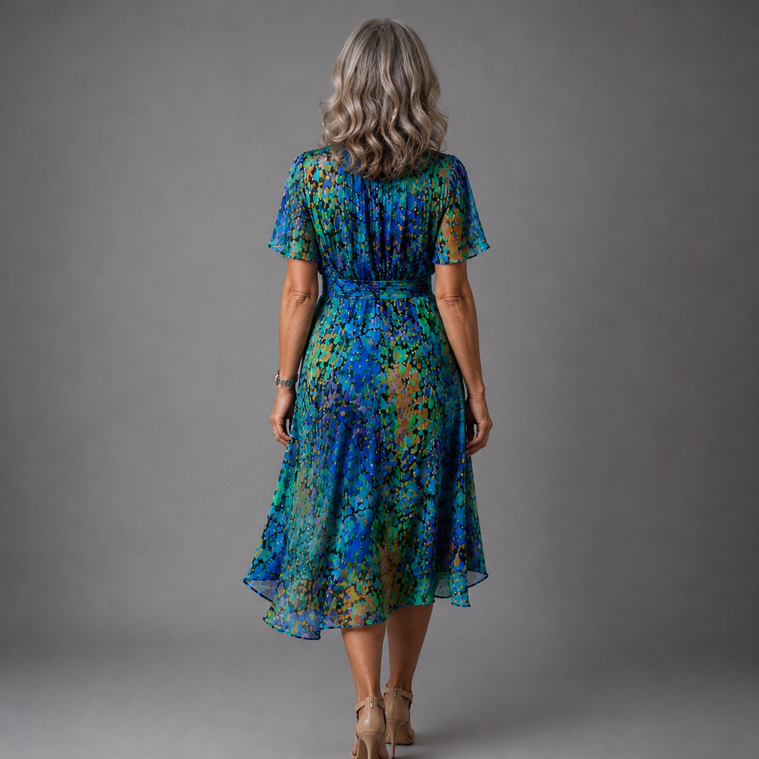 Sapphire | Breezy Blue Midi Dress