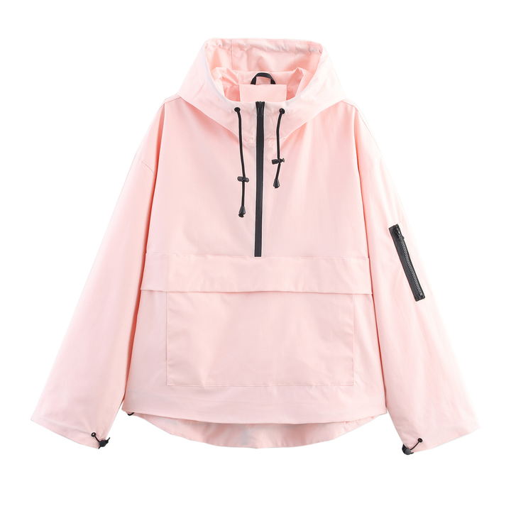 Rachel™ | Cozy Hooded Windbreaker Jacket