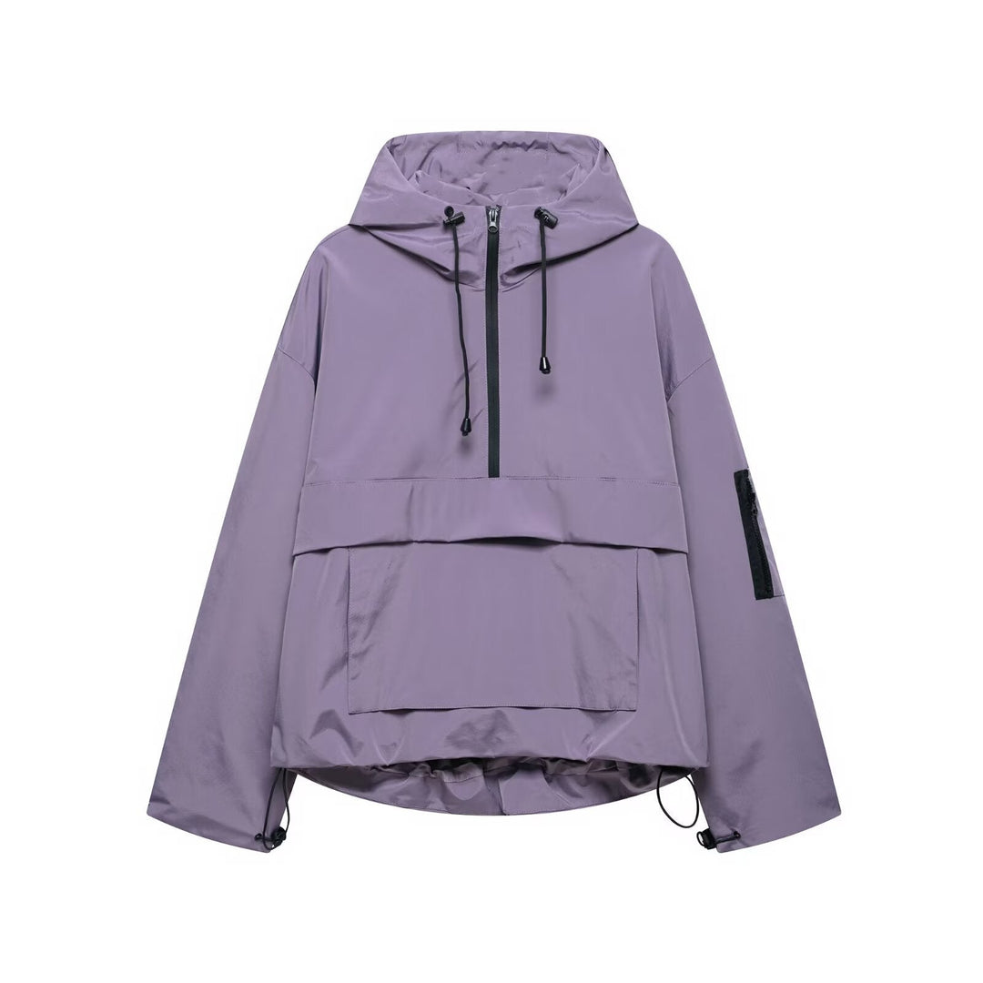 Rachel™ | Cozy Hooded Windbreaker Jacket