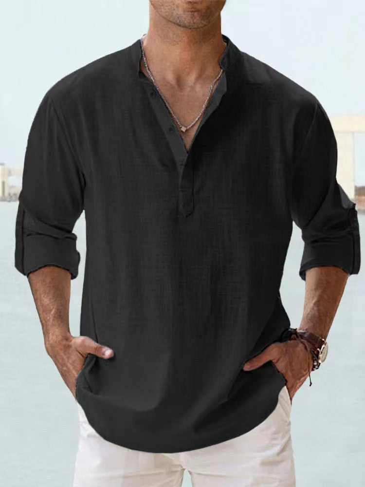 MATTHEW – BREATHABLE COTTON SHIRT