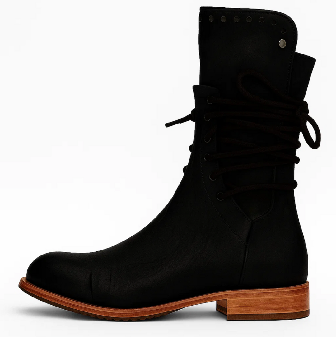 Rebel Leather Boots