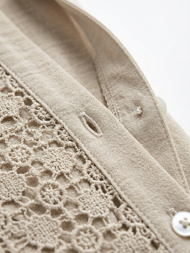 Isla™ | V-Neck Button-Front Blouse